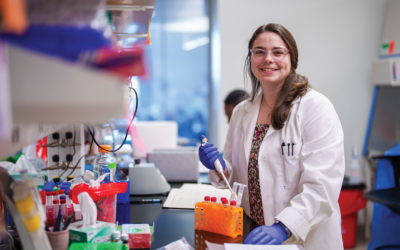 researcher working in a laboratory