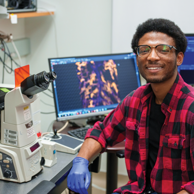 researcher working in a laboratory