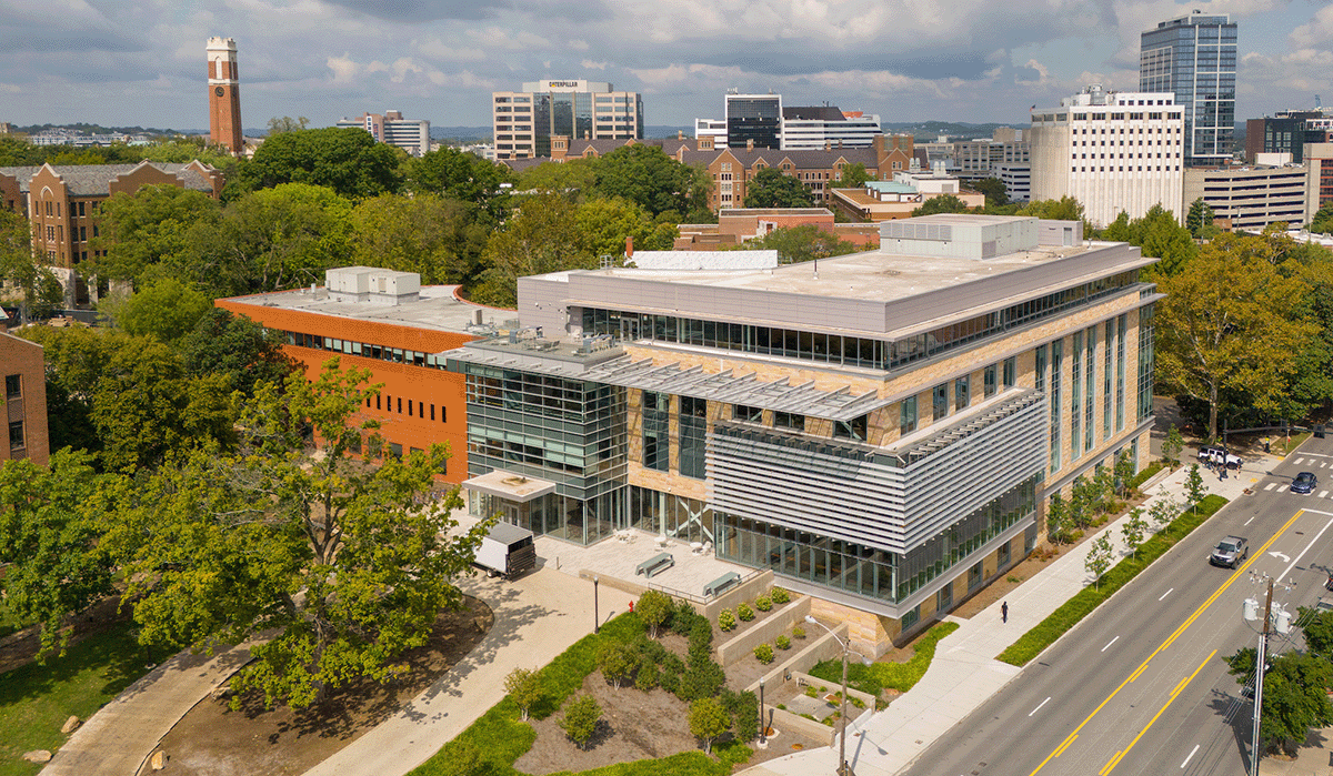 aerial view of Vanderbilt University Owen Graduate School of Management